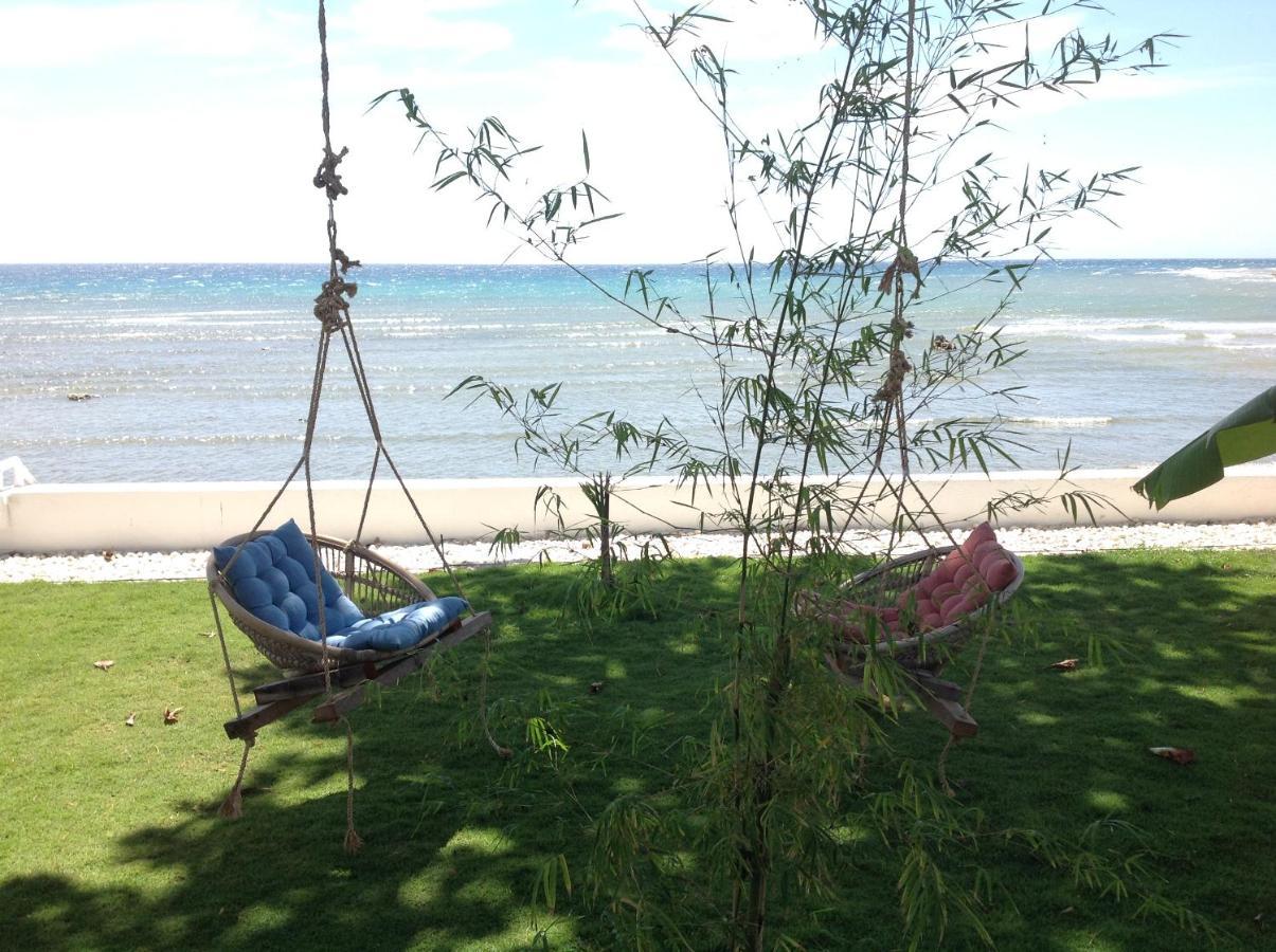 Bamboobeachvilla1 Ac New Oceanfront Pool Sunsetview Garden Kitchen Satellite Starlink Wi-Fi Dimiao Eksteriør billede